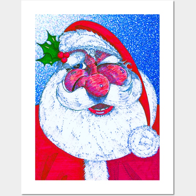 Santa Claus (St. Nick) Wall Art by DMcK Designs